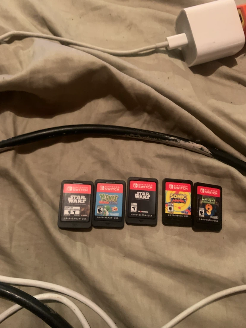 Nintendo Switch Console with Games and Dock - photo 4