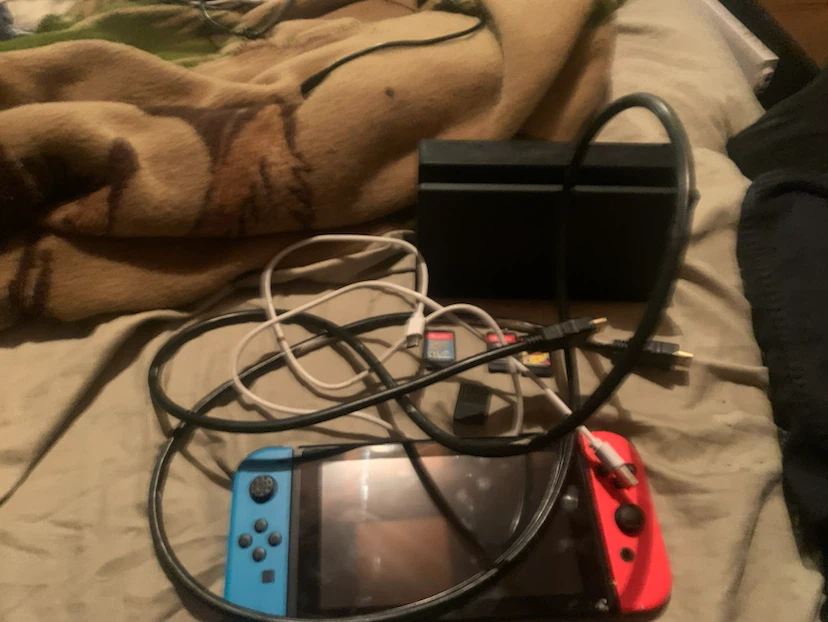 Nintendo Switch Console with Games and Dock - photo 5