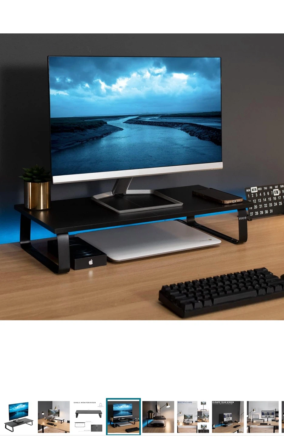 VIVO Single Monitor Riser Stand - photo 3