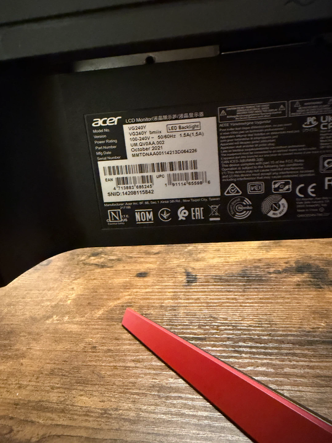Two Acer Nitro VG240Y bmiix 23.8" Full HD (1920 x 1080) - photo 2