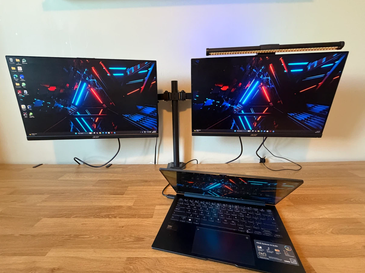 Two Acer Nitro VG240Y bmiix 23.8" Full HD (1920 x 1080) - photo 4