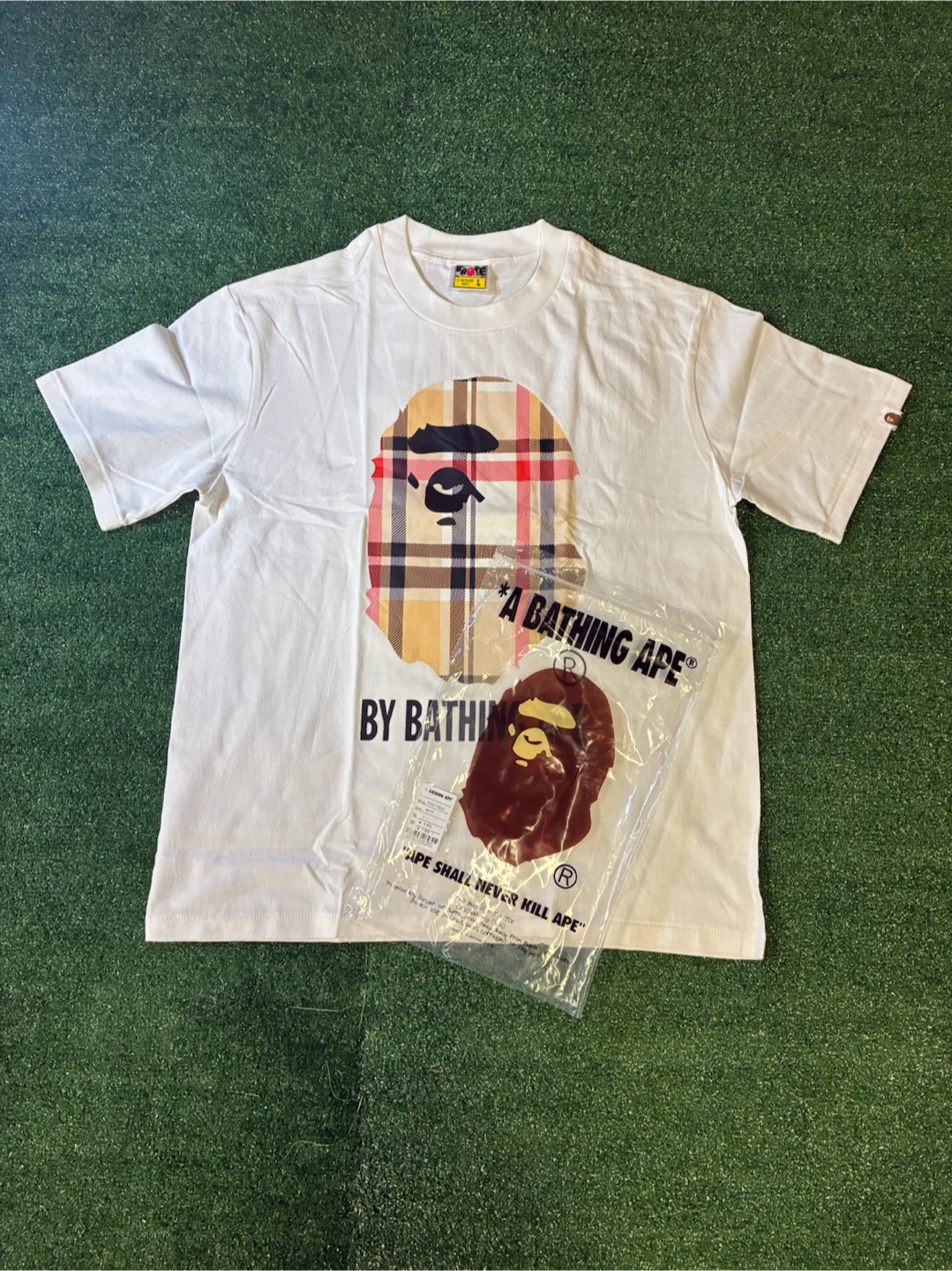 Mens A Bathing Ape White T-shirt