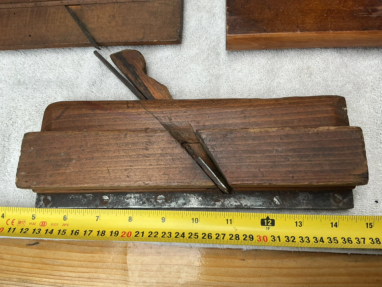 Set of 7 Antique Wooden Molding Hand Planes ! - photo 2