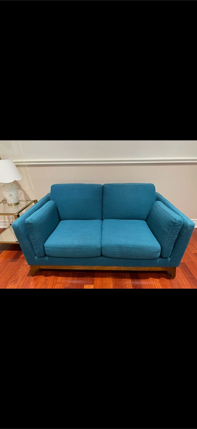 Article Ceni Loveseat in Blue - photo 3