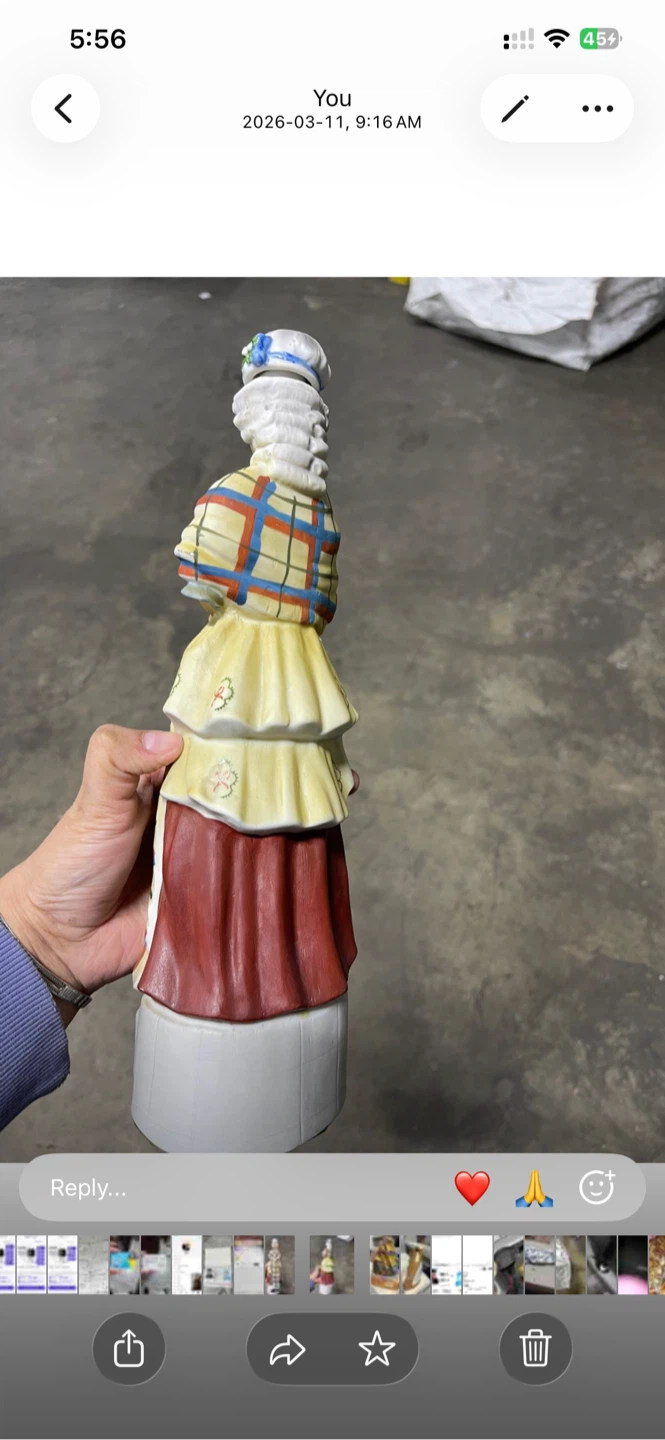 Antique Grants12YearOld Blended Scotch Whisky Figurine Decanter - photo 2