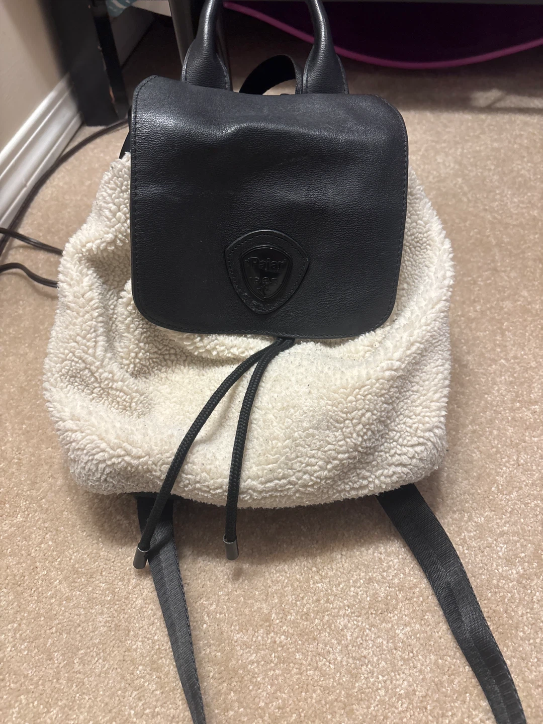 Pajar 1963 Black and White Sherpa Backpack - photo 4