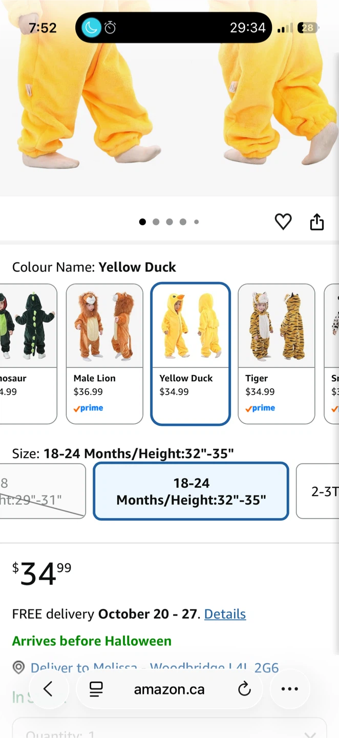 BRAND NEW Yellow Duck 18-24 months Costume - photo 3