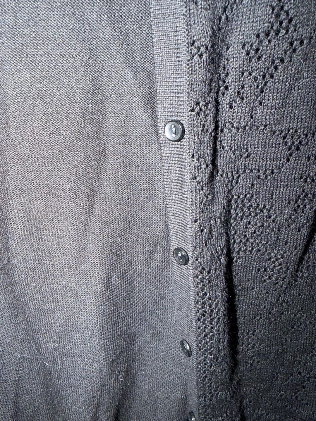 Black Knitted Cardigan
