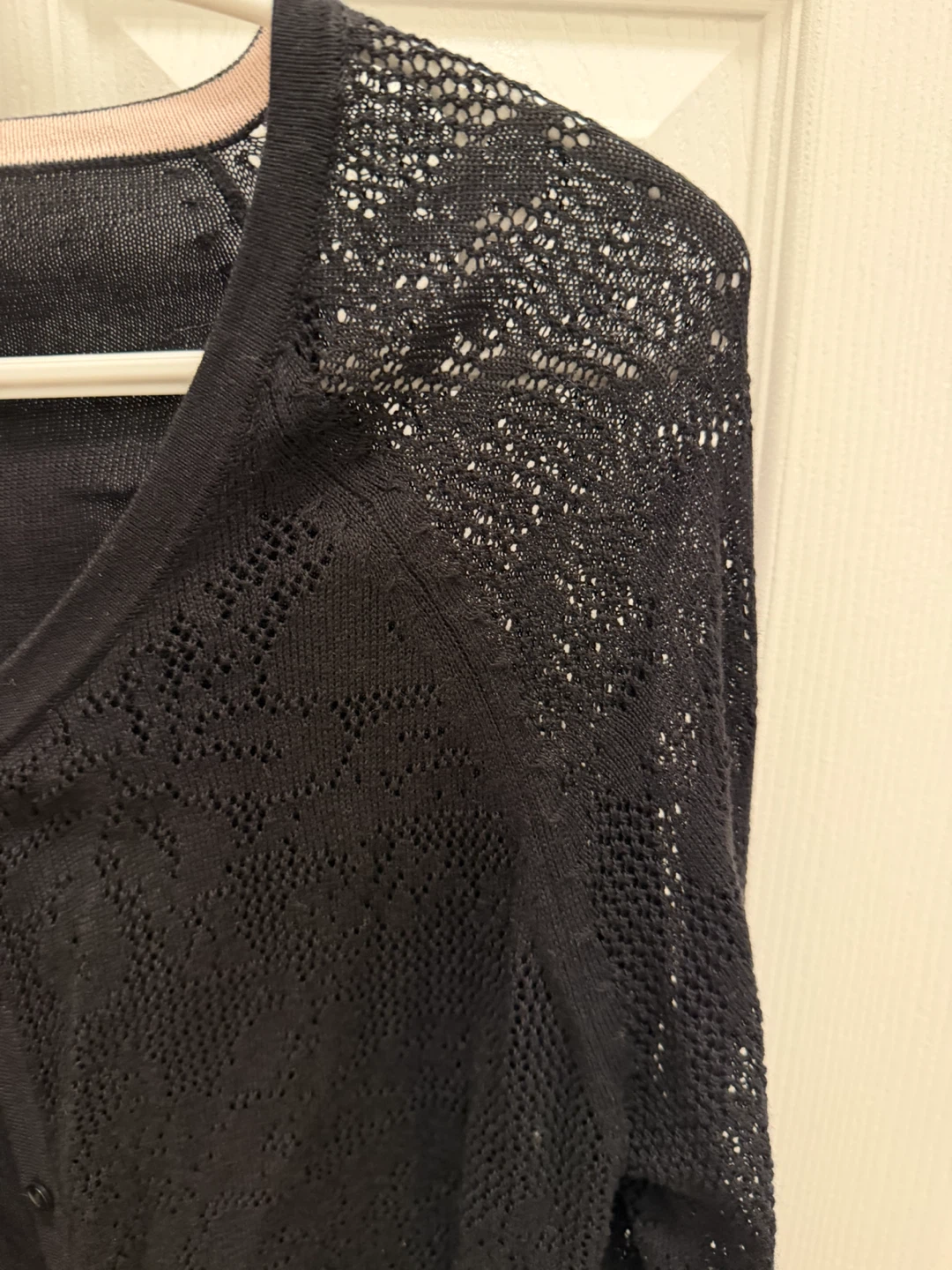 Black Knitted Cardigan - photo 3