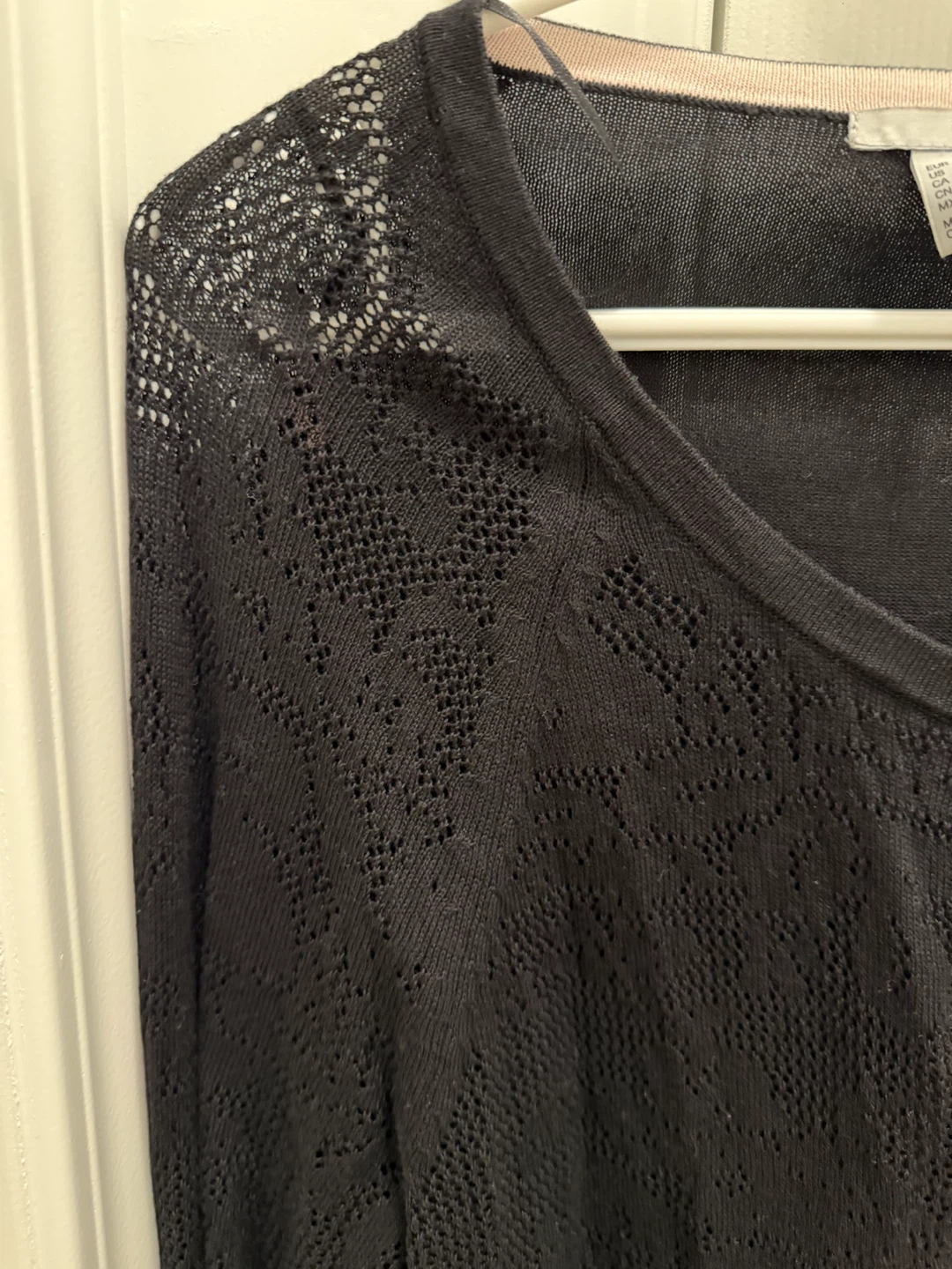 Black Knitted Cardigan - photo 4