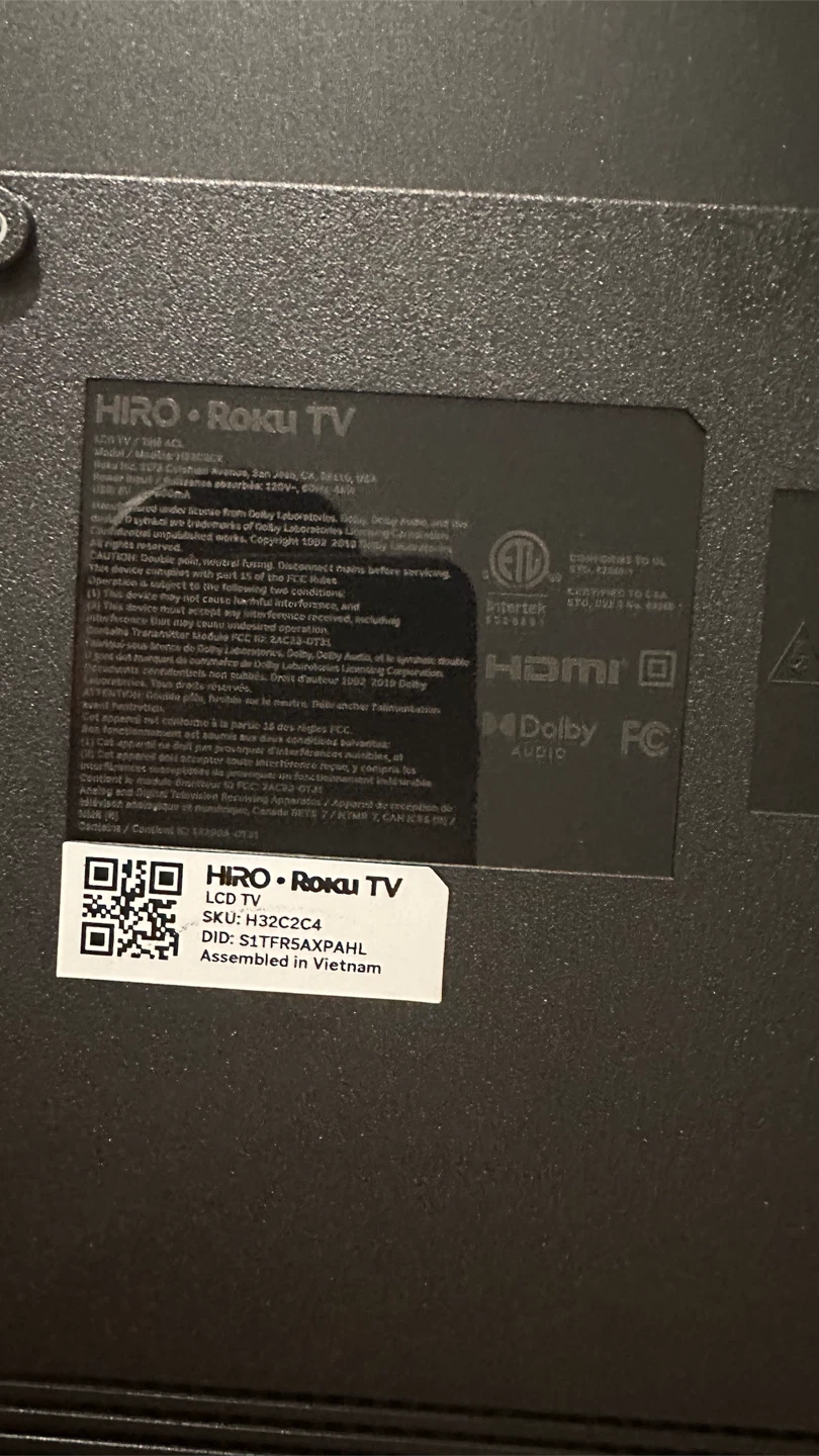 HIRO 32 inch Roku TV - photo 4