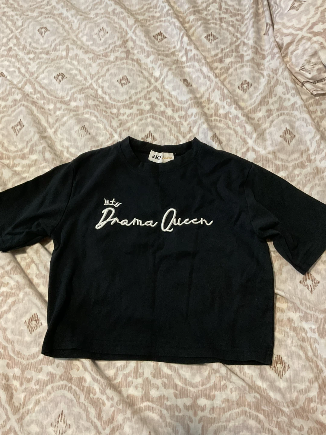 JK Jeans Drama Queen Crop Top Black