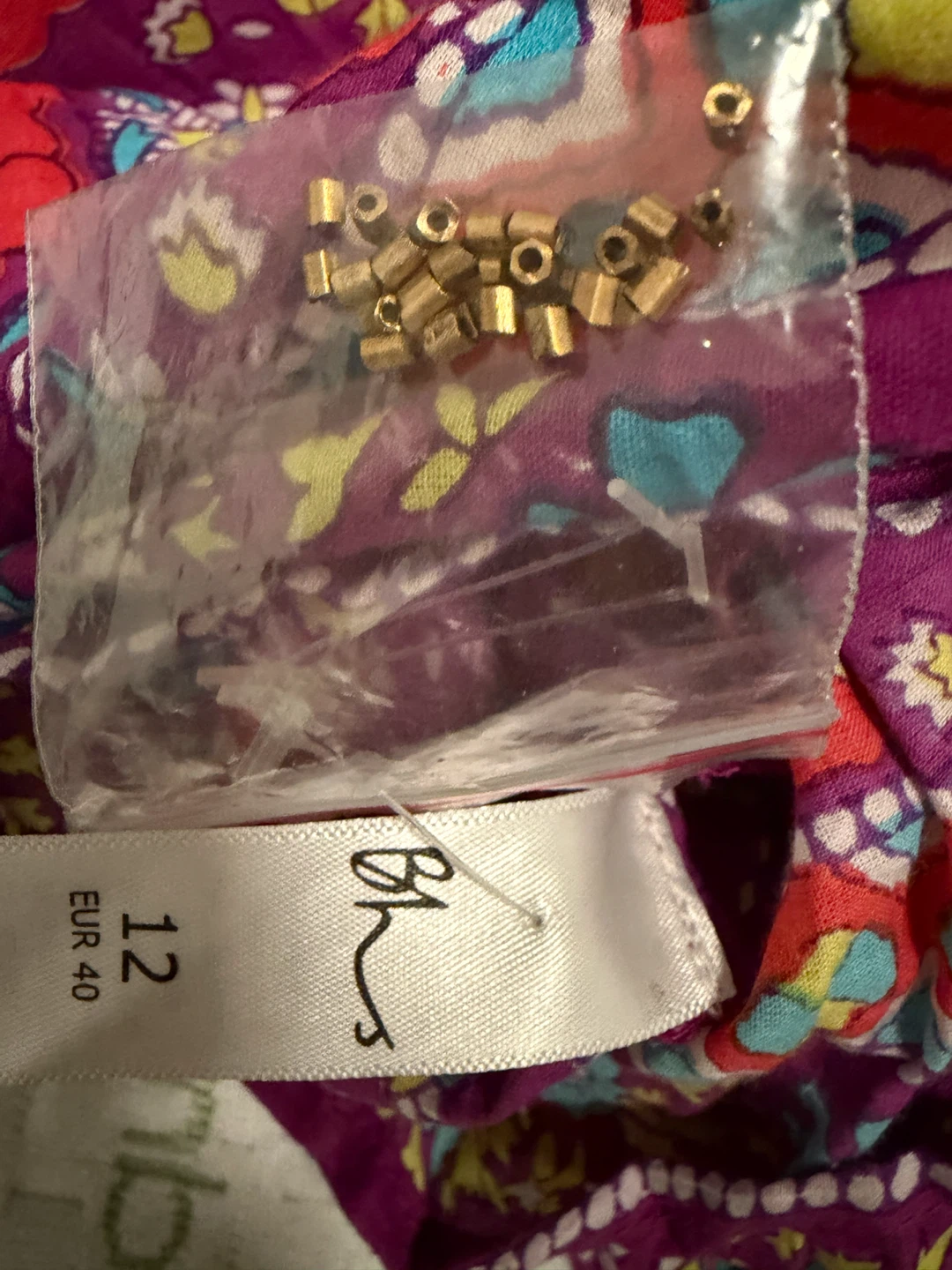 Bhs Floral Pattern Dress - Size 12 - photo 2
