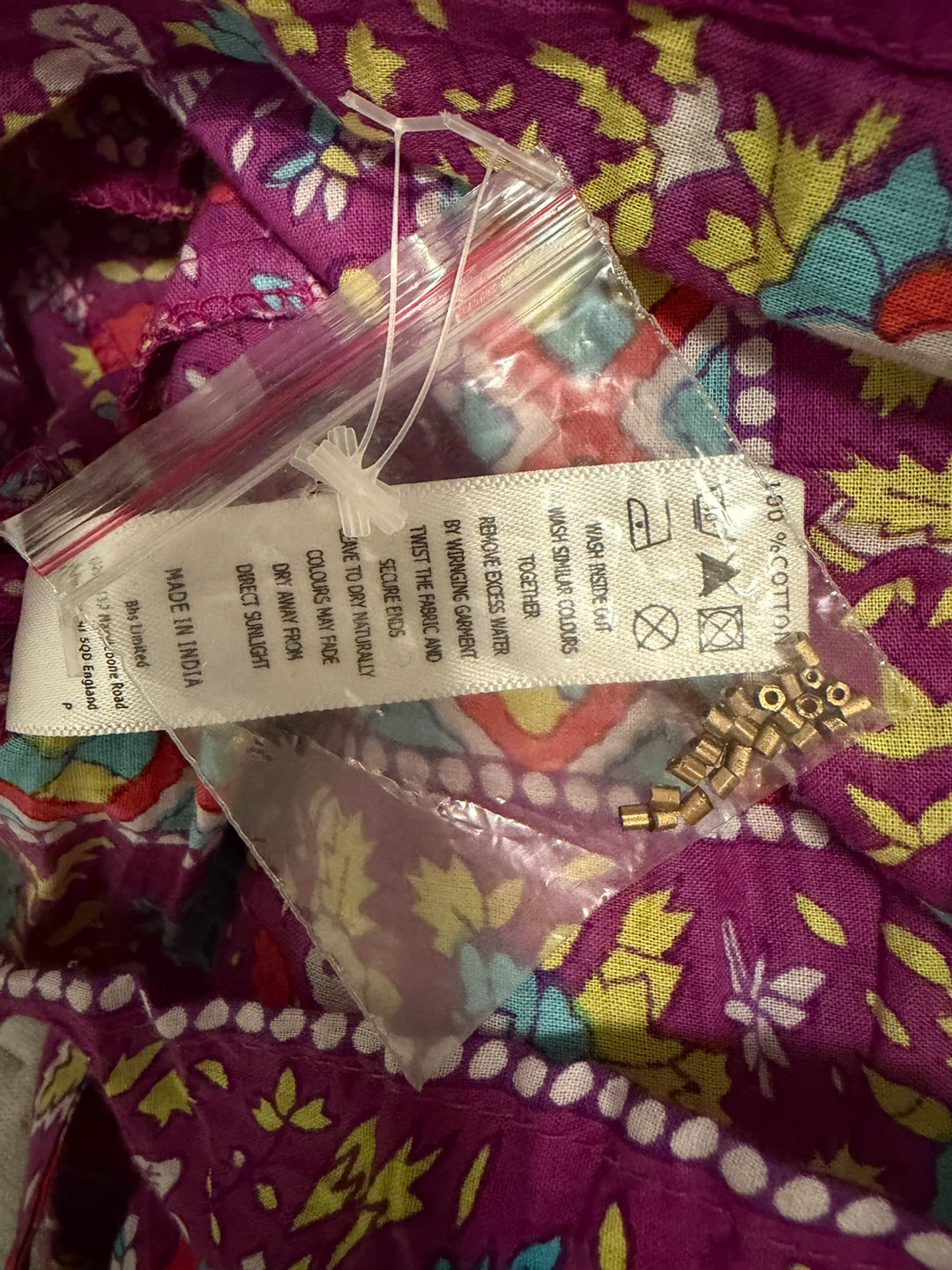 Bhs Floral Pattern Dress - Size 12 - photo 3