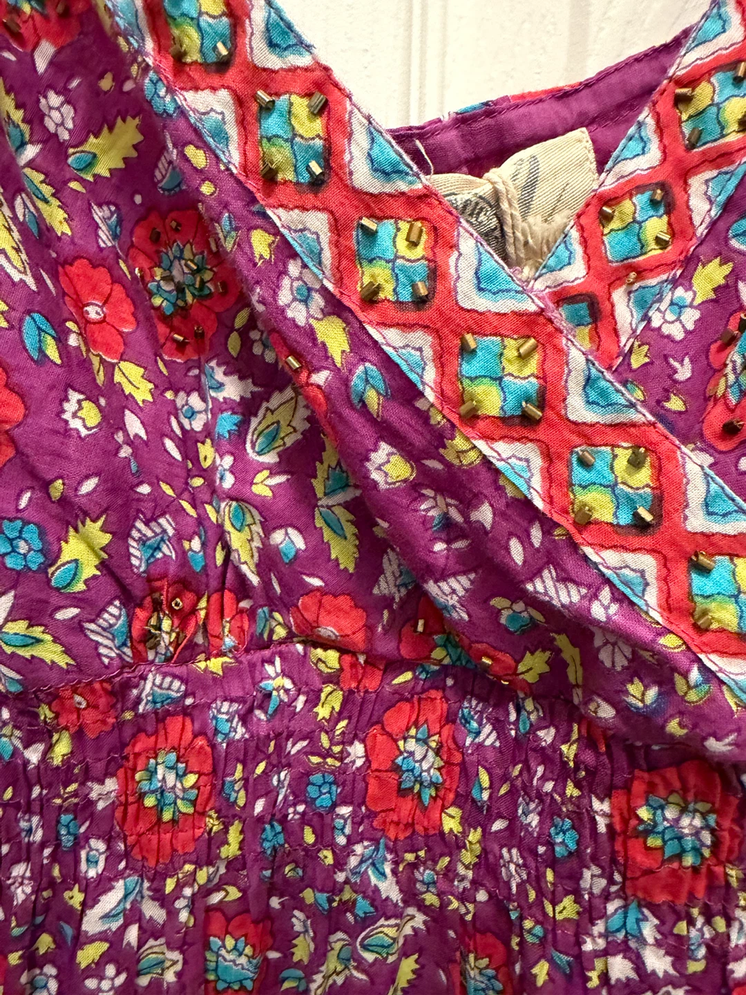 Bhs Floral Pattern Dress - Size 12 - photo 4