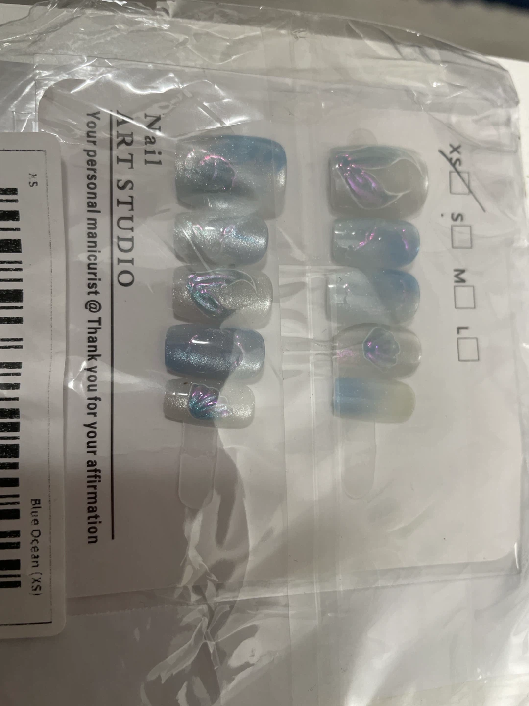Nail Art Studio Blue Ocean Press-on Nails - photo 3