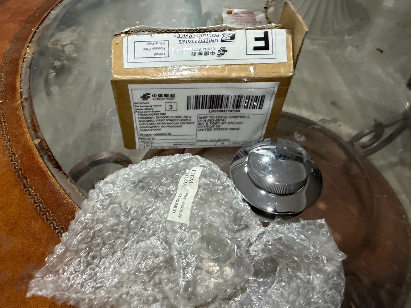 Chrome Gas Cap- new