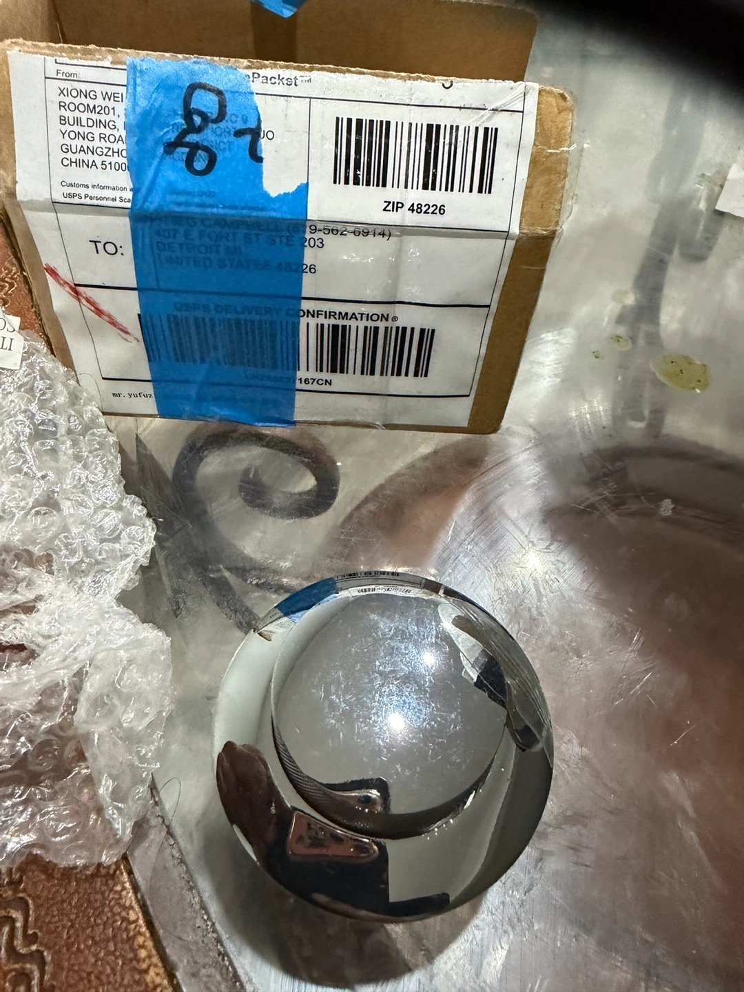 Chrome Gas Cap- new - photo 2