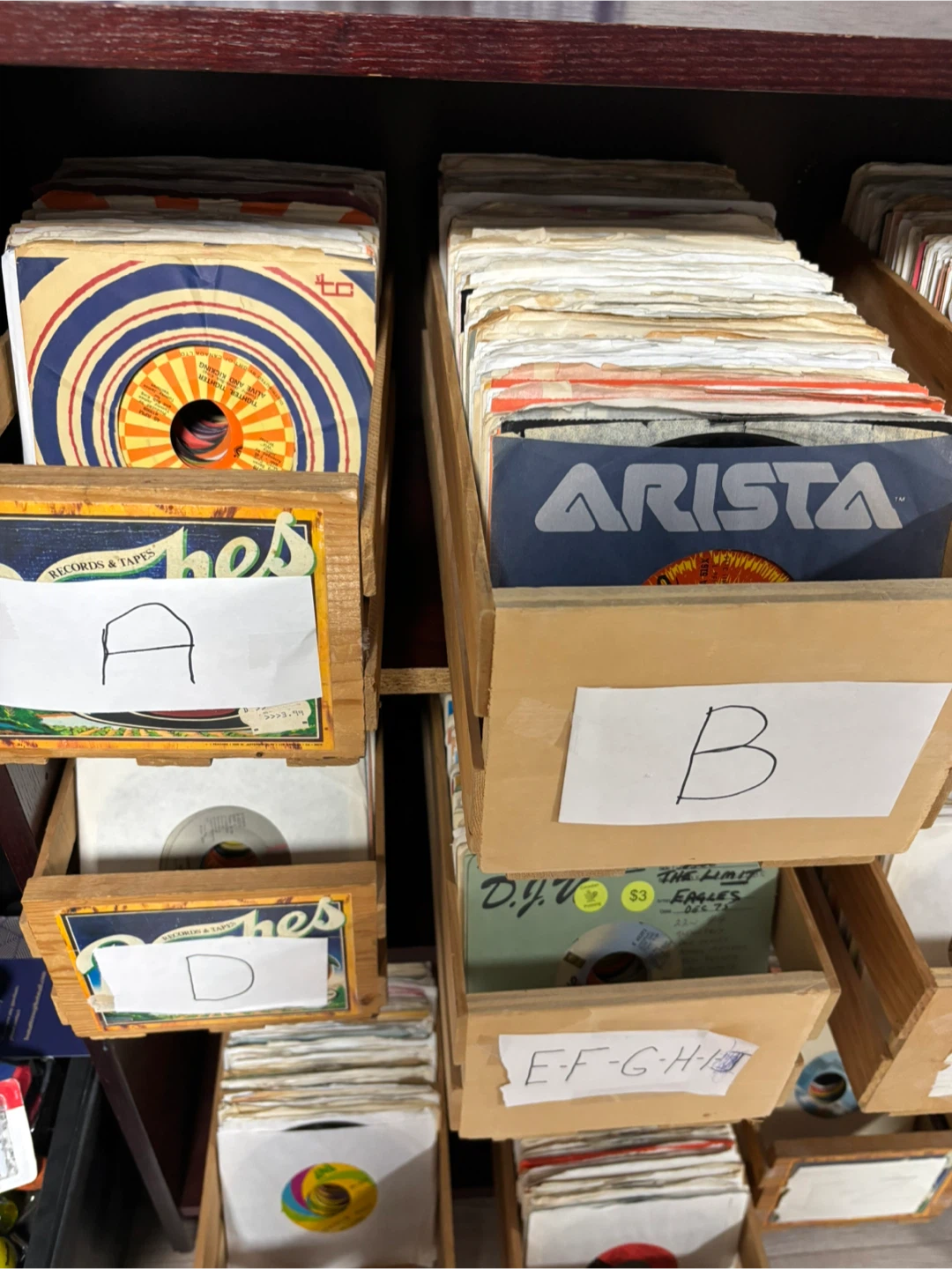 **NEW** Lists 45 RPM Vinyl  A to D other 2 Posts for E to Z.