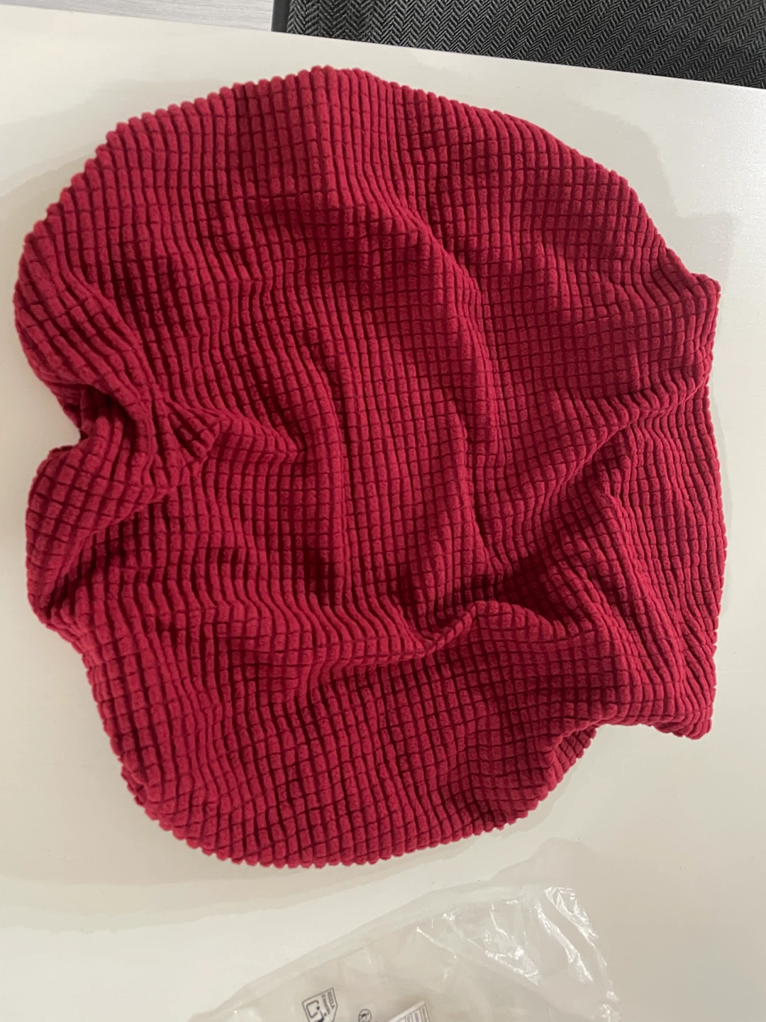 Wine Red Office Chair Seat Cover - photo 2