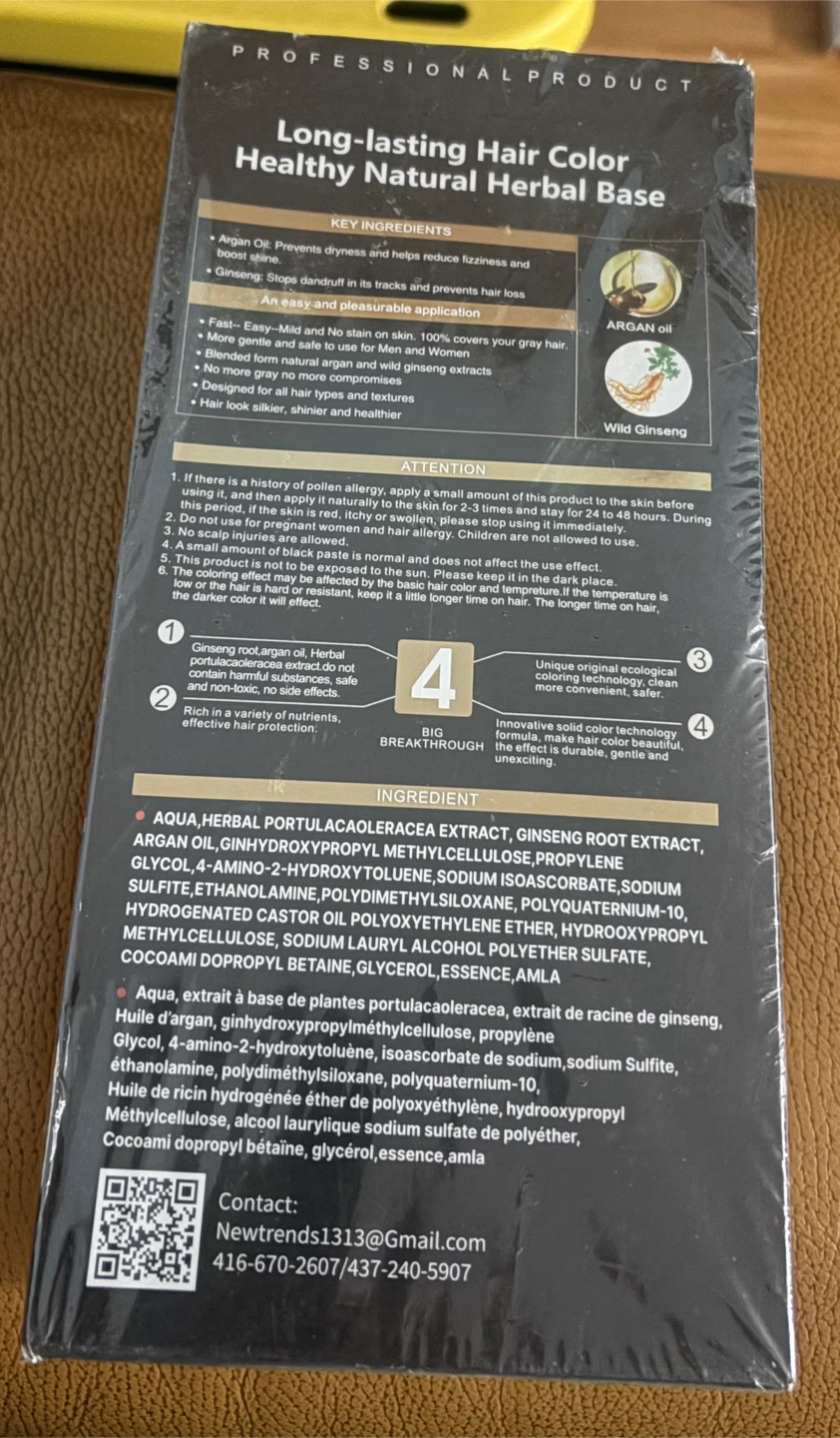 New Trends New Amla 3-in-1 Hair Color Shampoo - photo 3