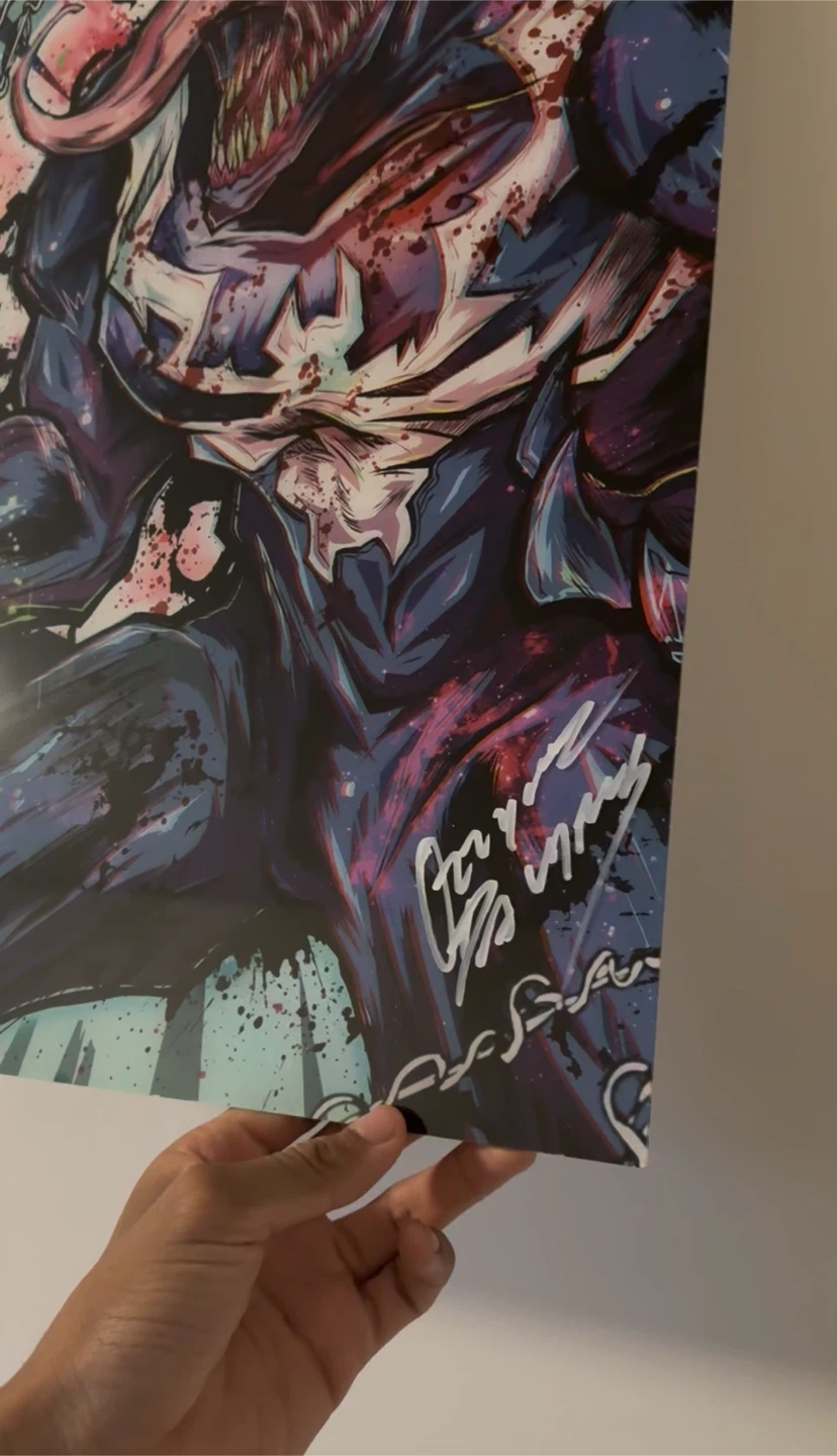 Autographed Venom acrylic Wall Art - photo 2