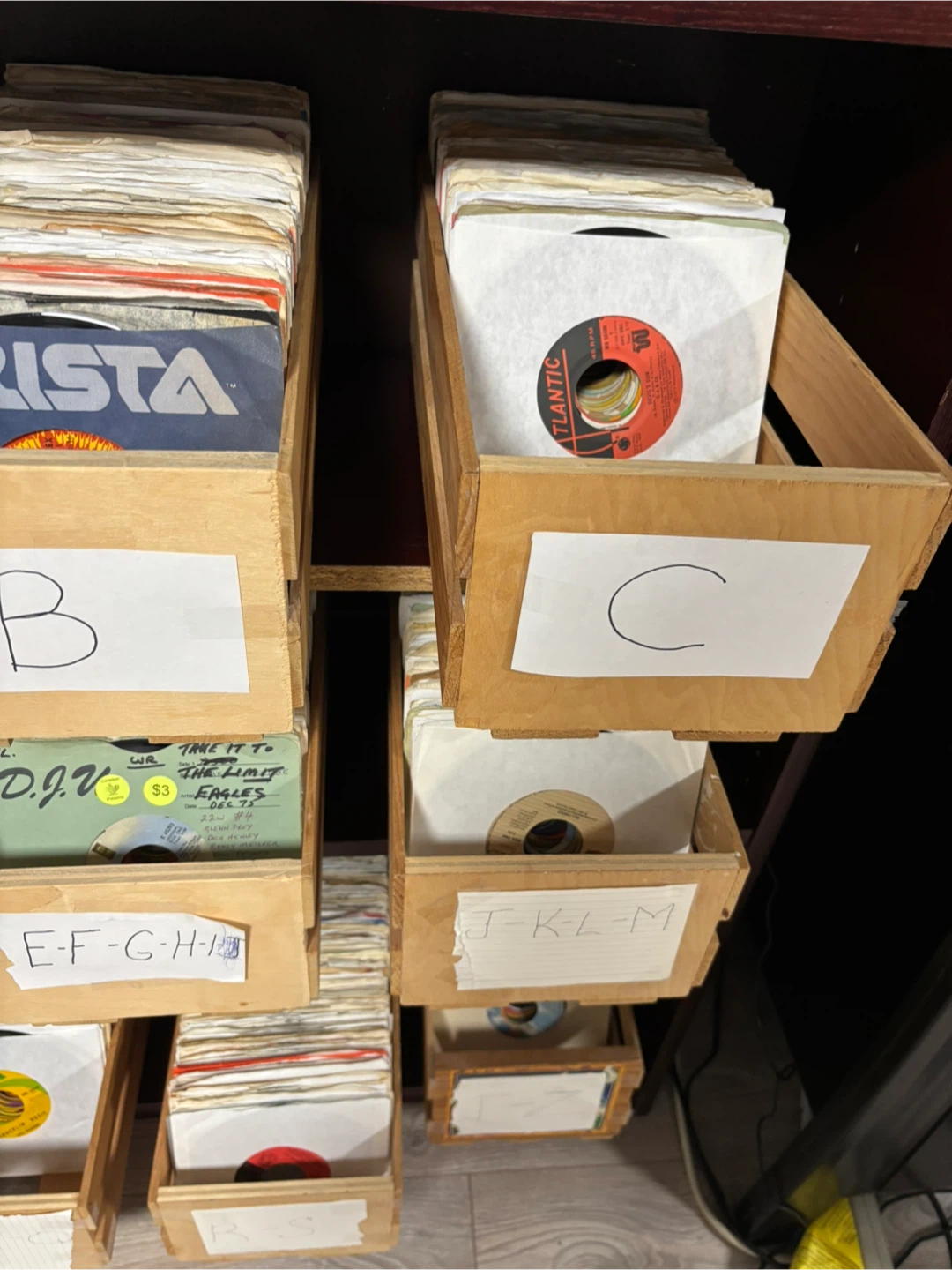 NEW** Lists 45 RPM Vinyl  E-P for A-D & P-ZZ