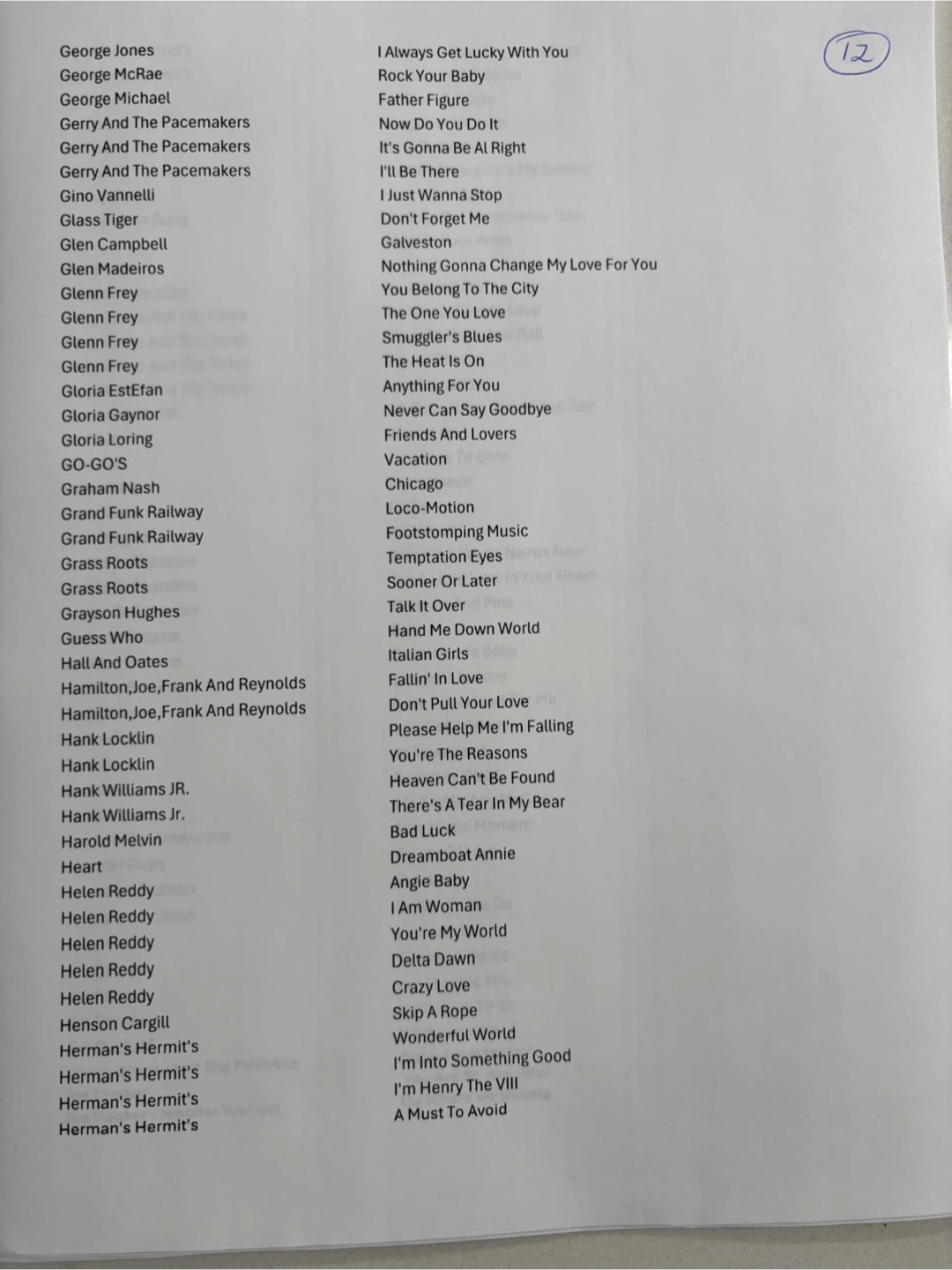 NEW** Lists 45 RPM Vinyl  E-P for A-D & P-ZZ - photo 4