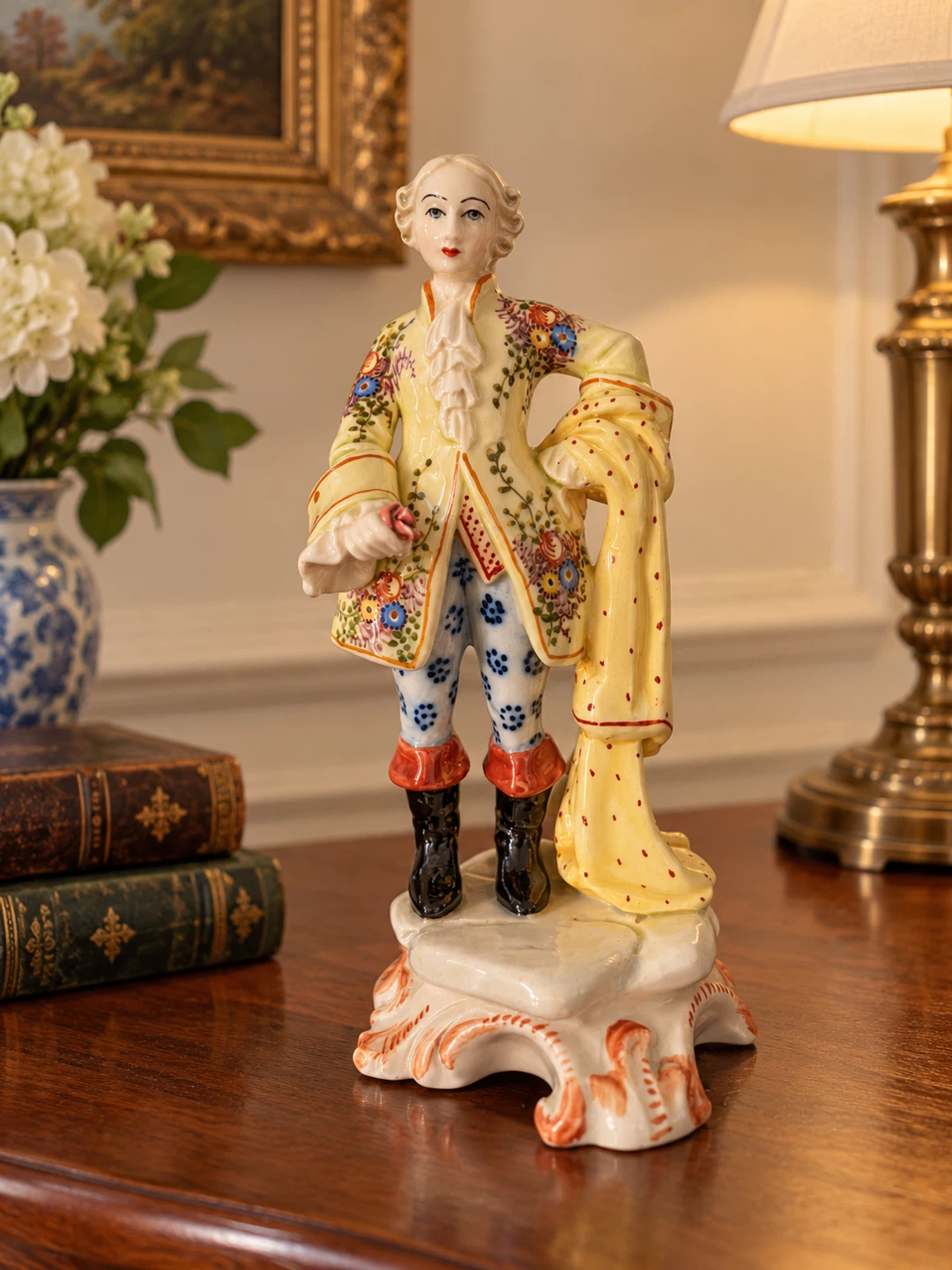 Porcelain Figurine of 18th-Century Gentleman