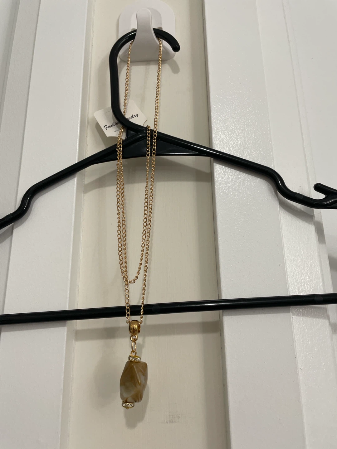 New- Gold-tone Pendant Necklace