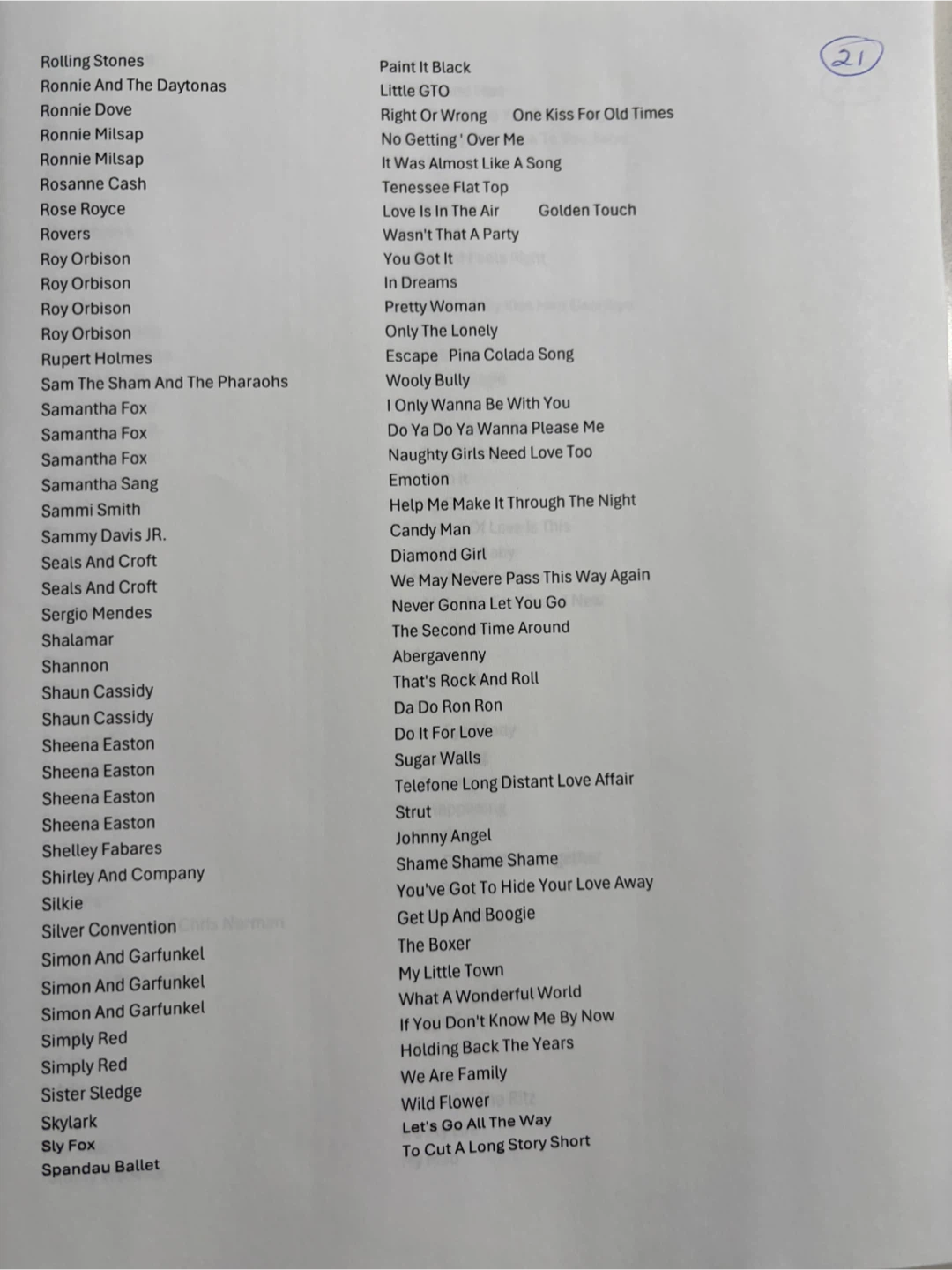 **New Lists 45 RPM Vinyl Records P to Z. Other 2 Posts A to P. - photo 4