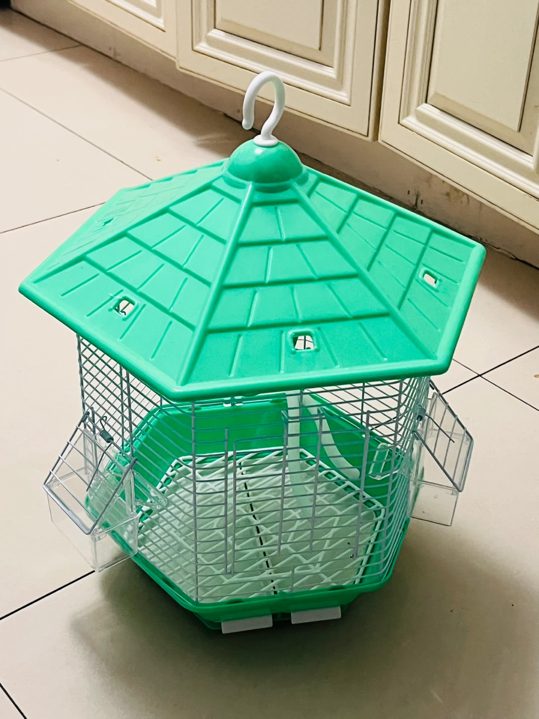 DaValla Green Hexagonal Bird Cage - photo 2