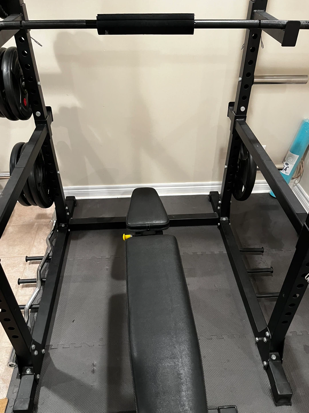 Power Rack with Adjustable Bench - photo 2