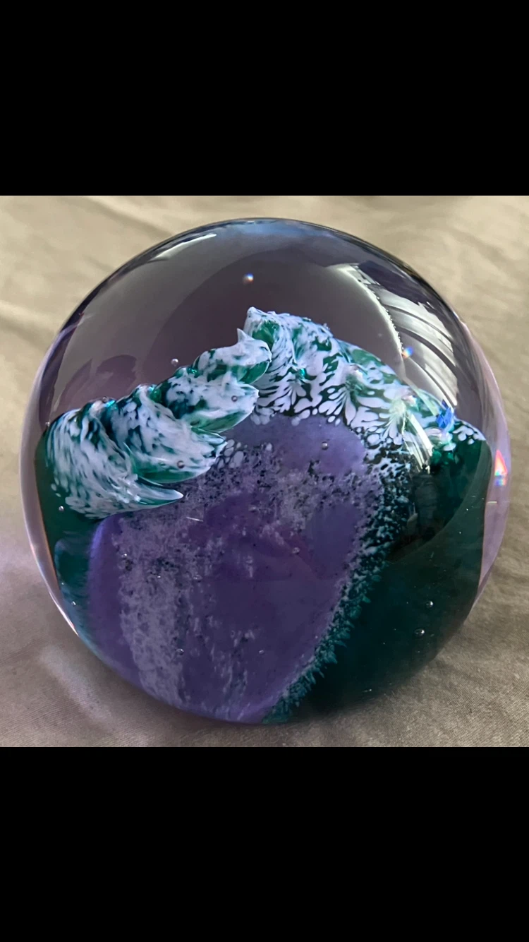 Caithness Wavecrest Vintage Wave Paperweight 🌊 🏴󠁧󠁢󠁳󠁣󠁴󠁿💙🩵🤍💜🩷💚🖤 - photo 3