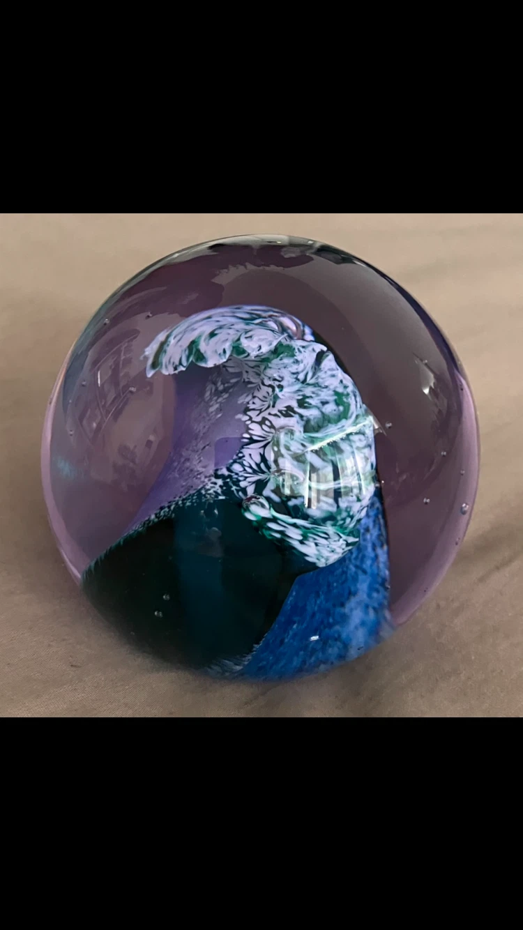 Caithness Wavecrest Vintage Wave Paperweight 🌊 🏴󠁧󠁢󠁳󠁣󠁴󠁿💙🩵🤍💜🩷💚🖤 - photo 4