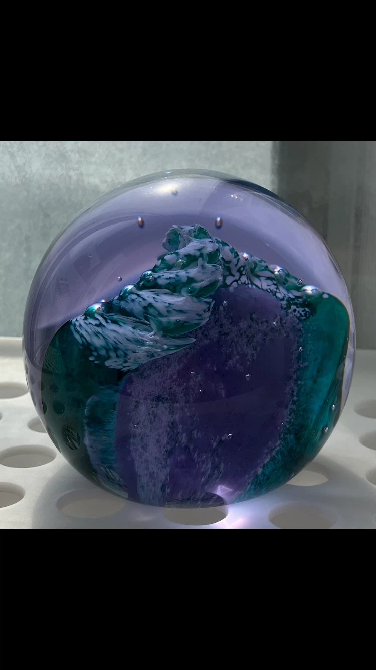 Caithness Wavecrest Vintage Wave Paperweight 🌊 🏴󠁧󠁢󠁳󠁣󠁴󠁿💙🩵🤍💜🩷💚🖤 - photo 5