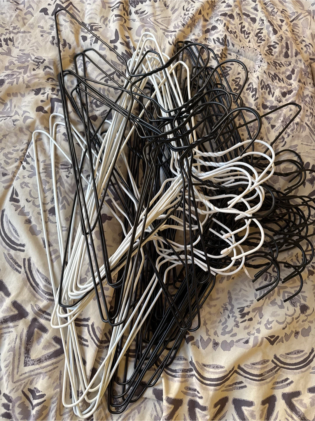 Assorted Wire Clothes Hangers