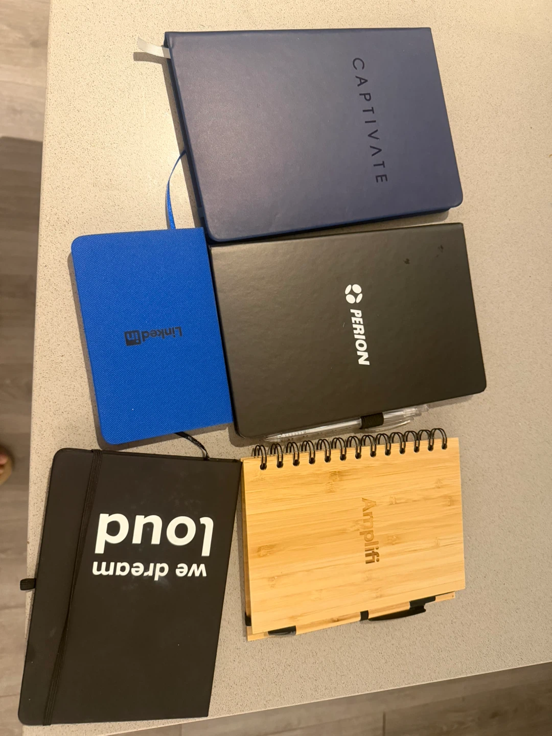 Set of 5 Assorted Notebooks UNUSED