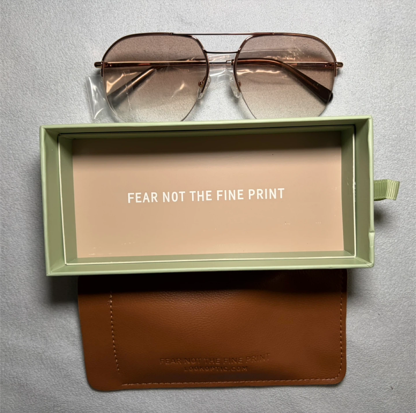 New Look Muse Readers LR35 Shiny Rise Gold Brown Gradient +1.50