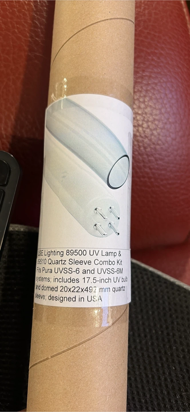 LSE Lighting 89500 UV Lamp & 89510 Quartz Sleeve Combo Kit