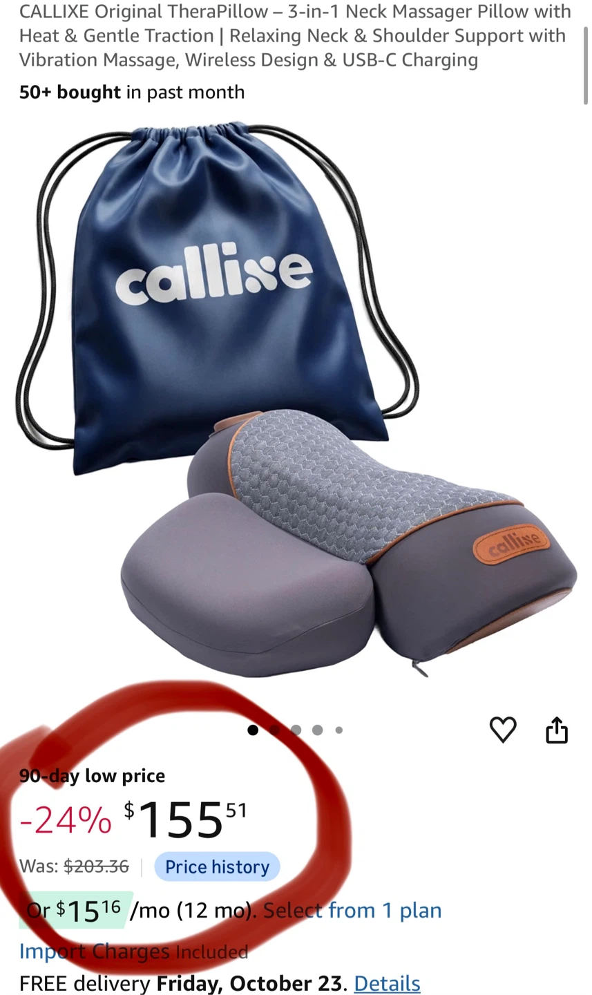 CALLIXE Original TheraPillow Neck Massager - photo 4