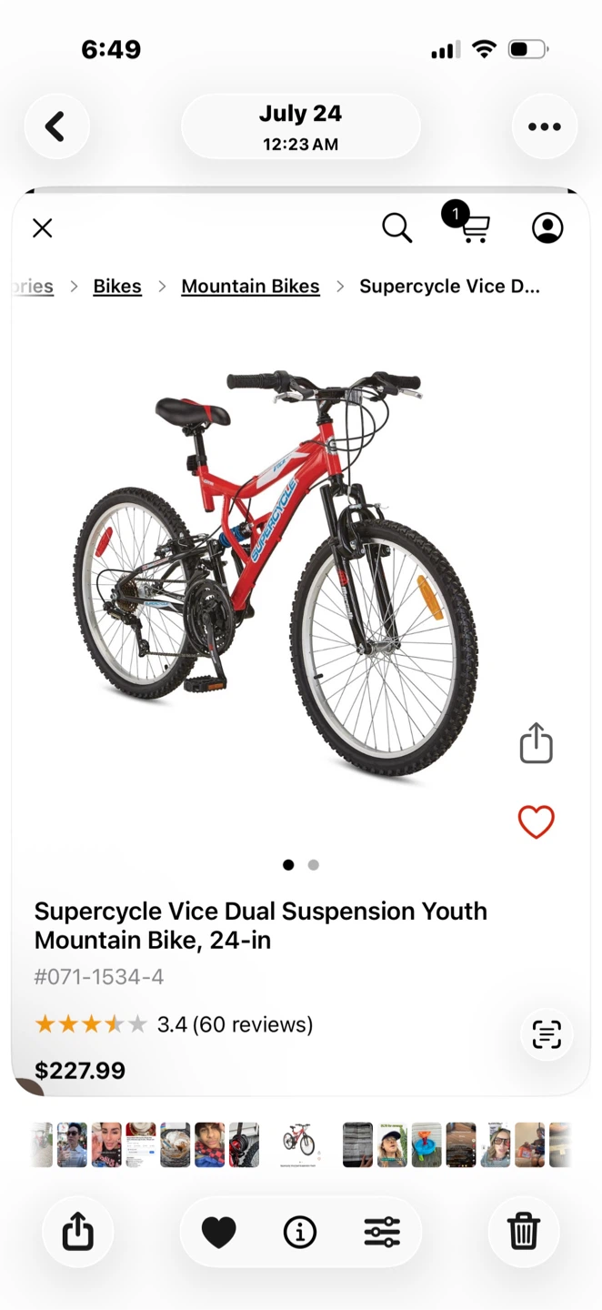 Supercycle Vice Dual Suspension Youth Mountain Bike - photo 2
