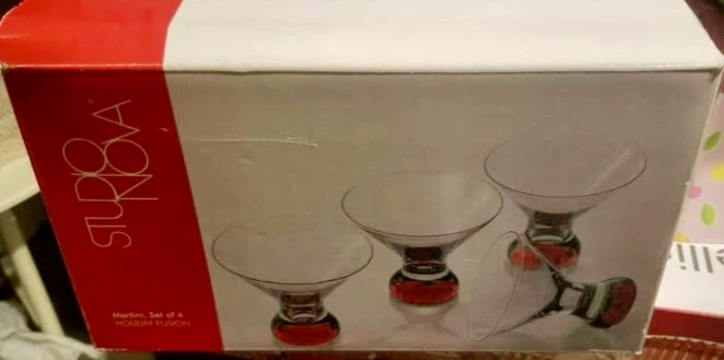 Martini Glasses (Set of 4) Studio Nova Holiday Fusion - photo 2
