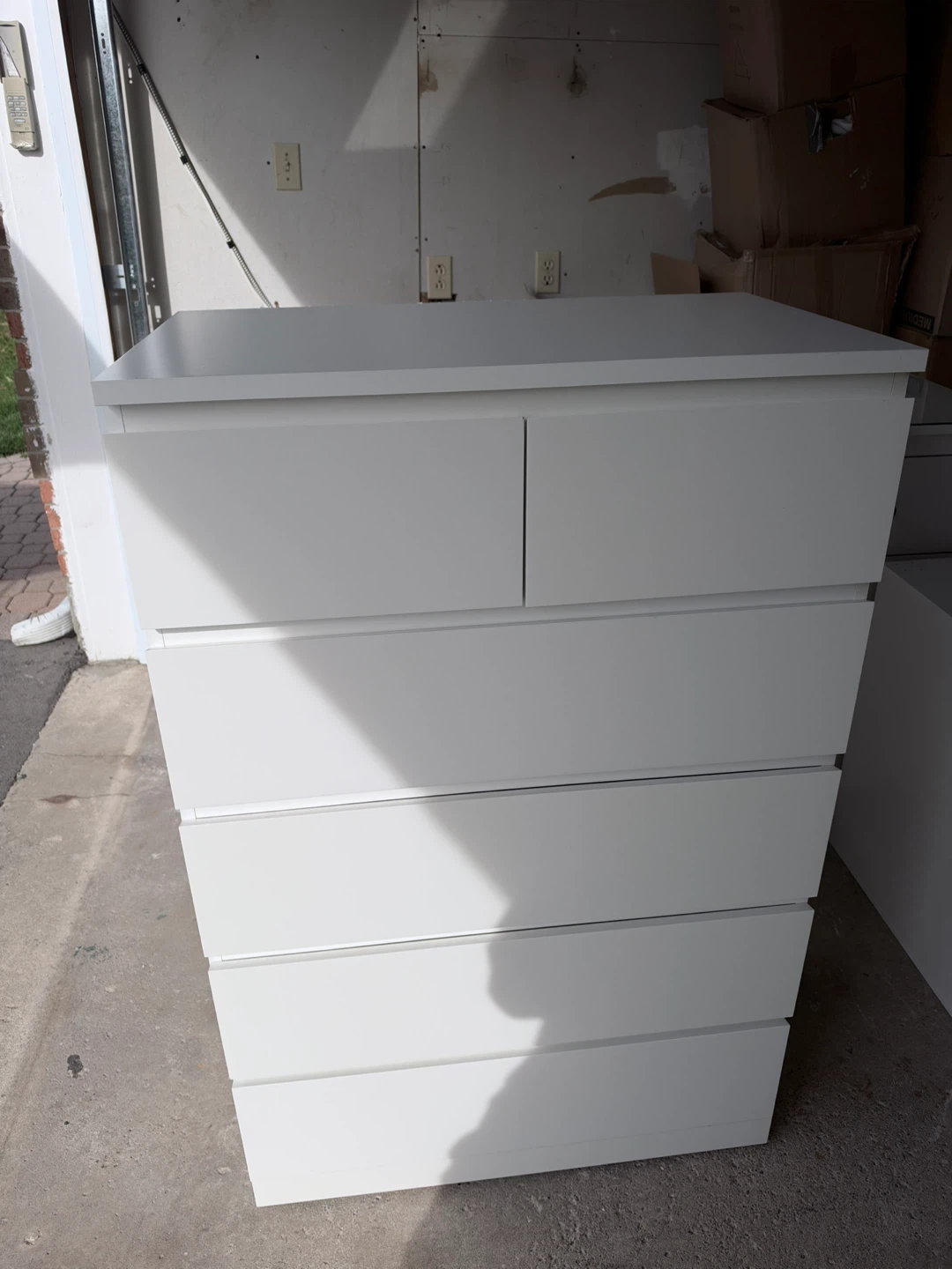 IKEA Malm 6-Drawer Chest, White