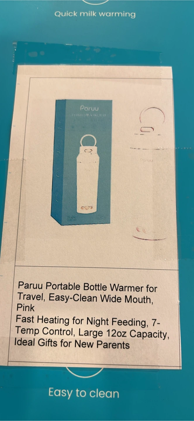 Paruu Portable Milk Warmer MW100