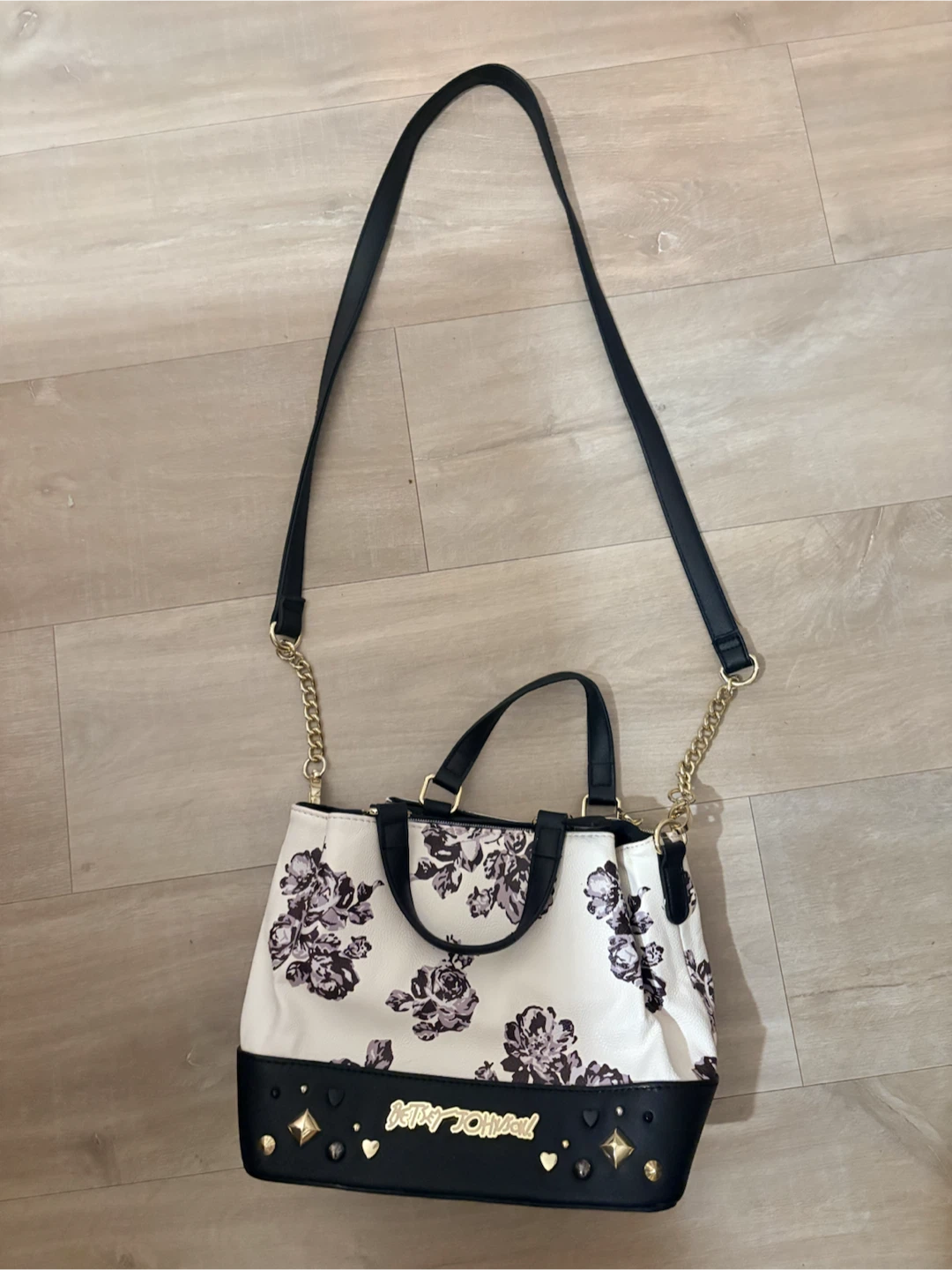 Betsey Johnson floral crossbody bag