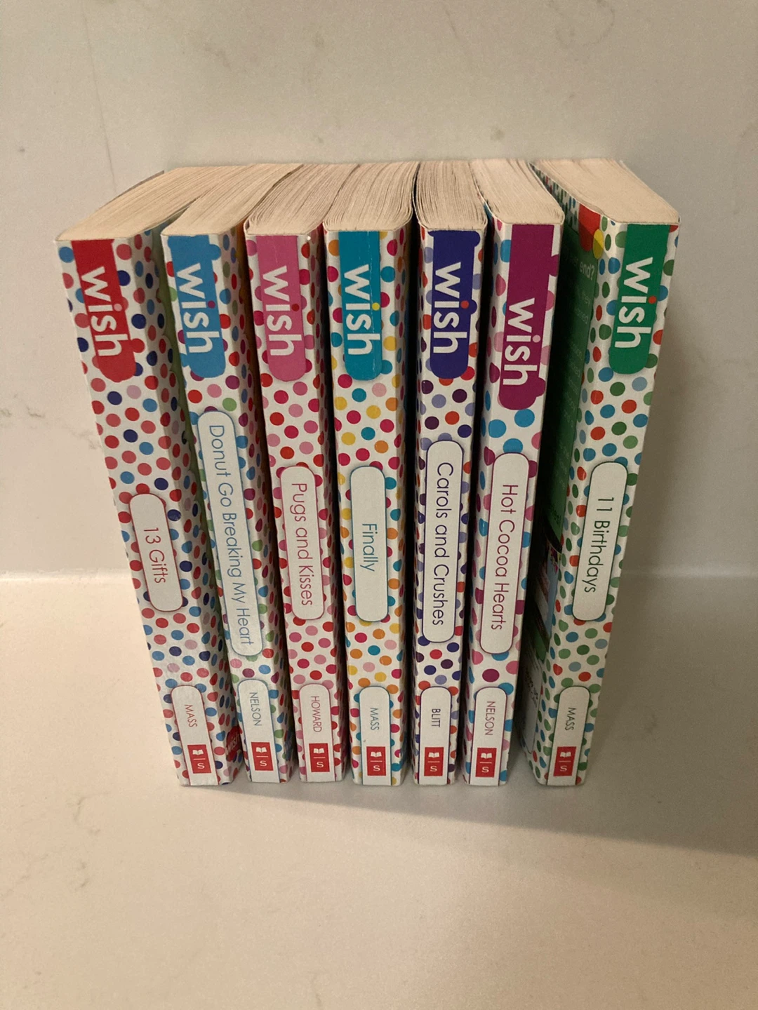 Set of 7 Scholastic Wish Novels
