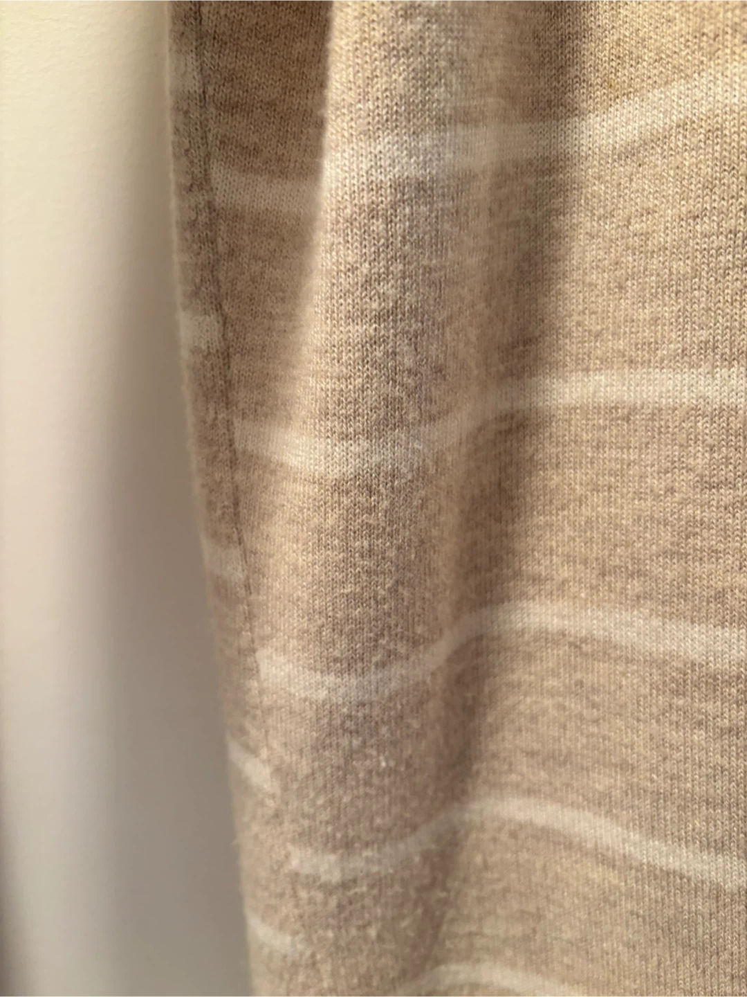 Banana Republic Tan and Cream Striped Open-Front Cardigan L - photo 4