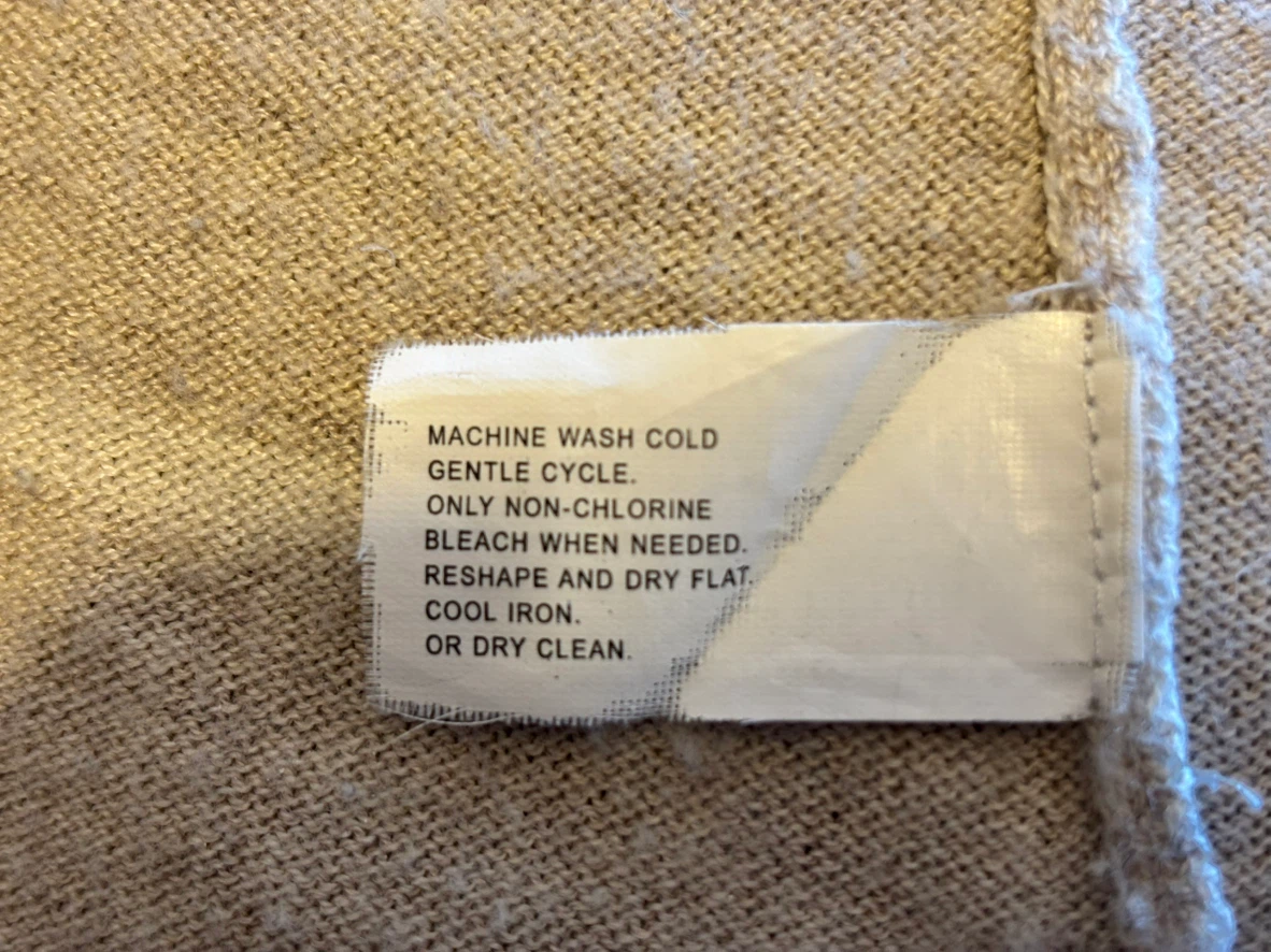 Banana Republic Tan and Cream Striped Open-Front Cardigan L - photo 5