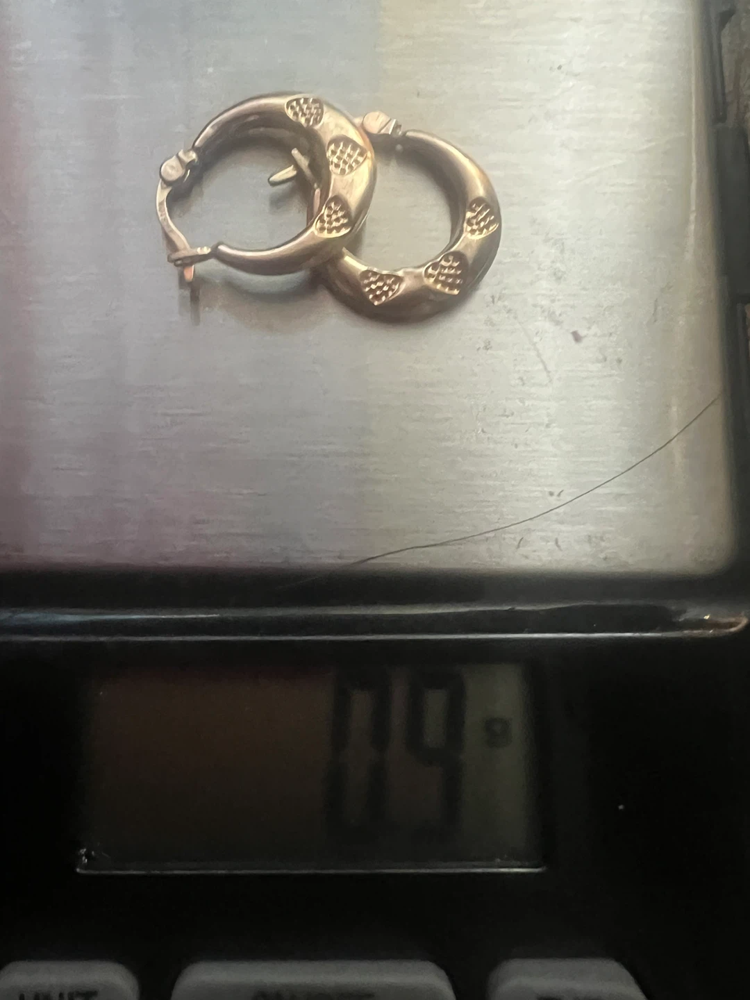 10K Gold Heart Hoop Earrings - photo 5